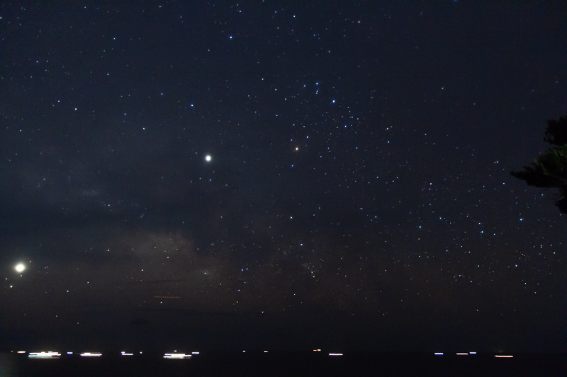 星空木製とアンタレスが写ってる