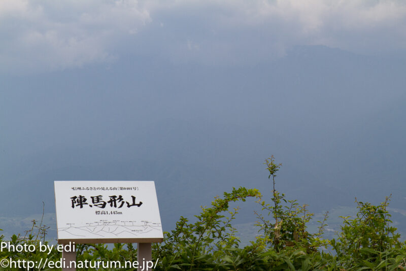 陣馬形山山頂